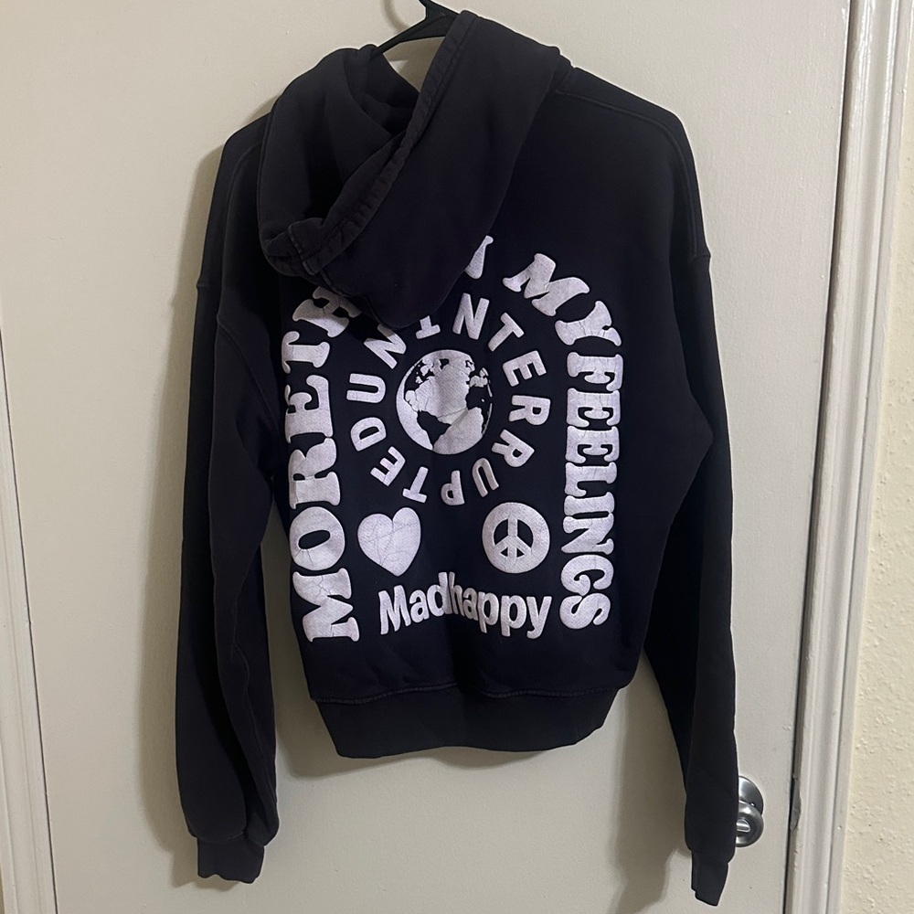 EUC Madhappy Hoodie with Peace Love Graphic XS